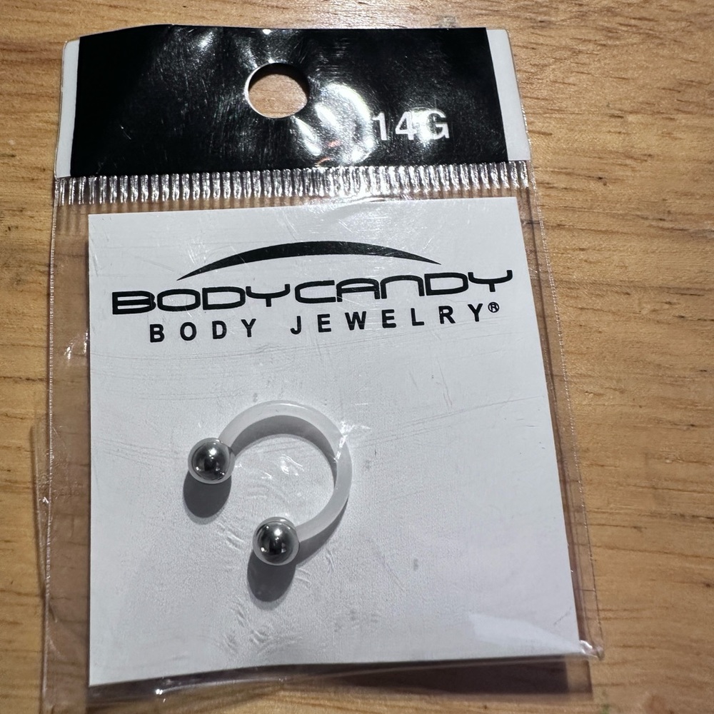 Body Candy 14 gauge Bioplast horseshoe
